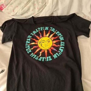 Tripping sun tee shirt